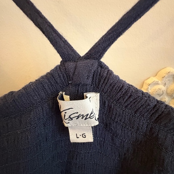 Women's Navy Sleeveless Top - Picture 2 of 5